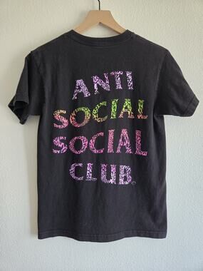 Anti Social Social Club Black Animal Print Small ASSC